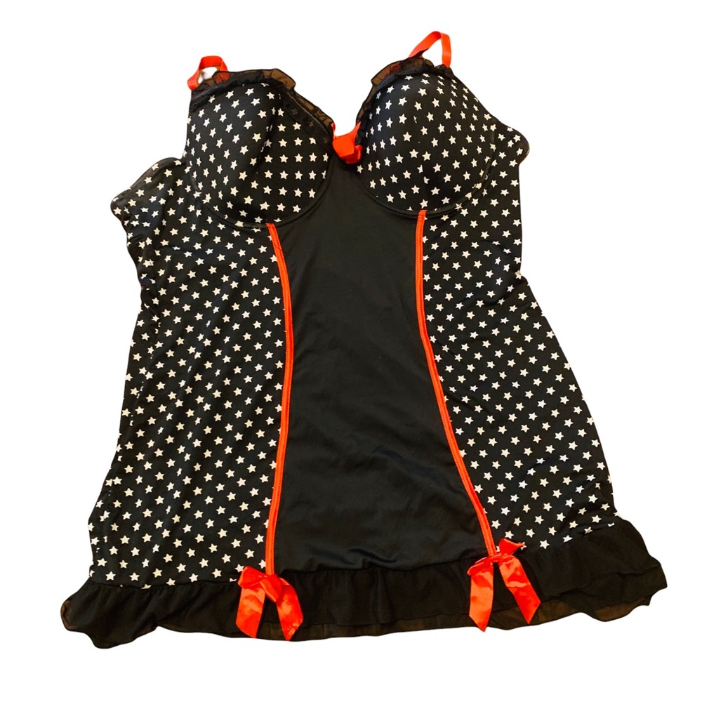 TORRID Red, White , & Blue Star Bustier Lingerie! Be HOT STUFF this summer!
